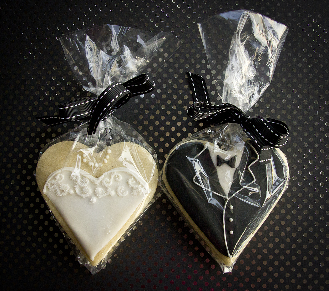 Bride and Groom cookies