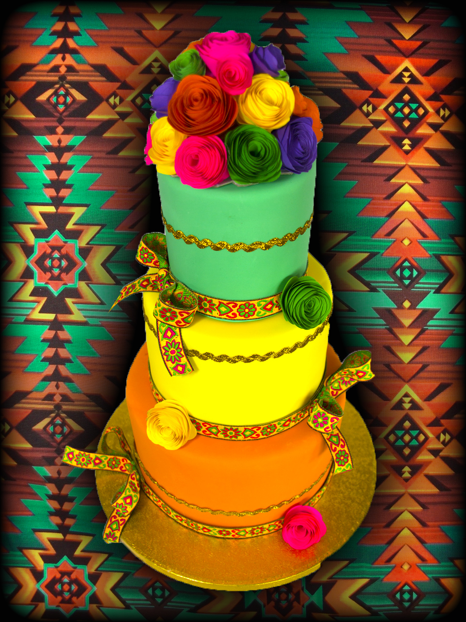 Fiesta Birthday Cake