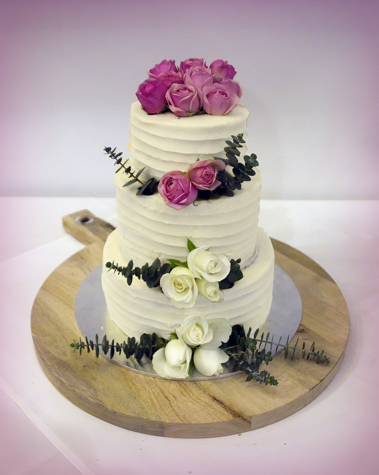 Pink and White Roses
