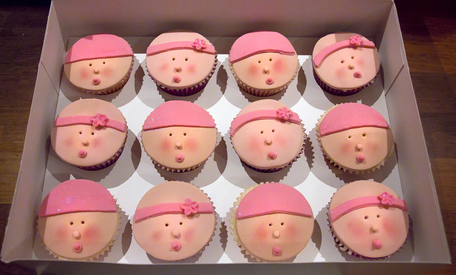 Baby Face Cupcakes