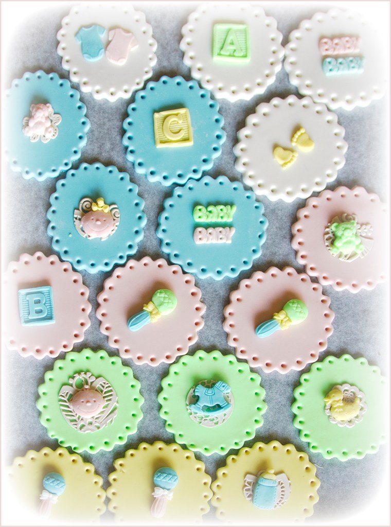 Baby Shower Cupcake Toppers